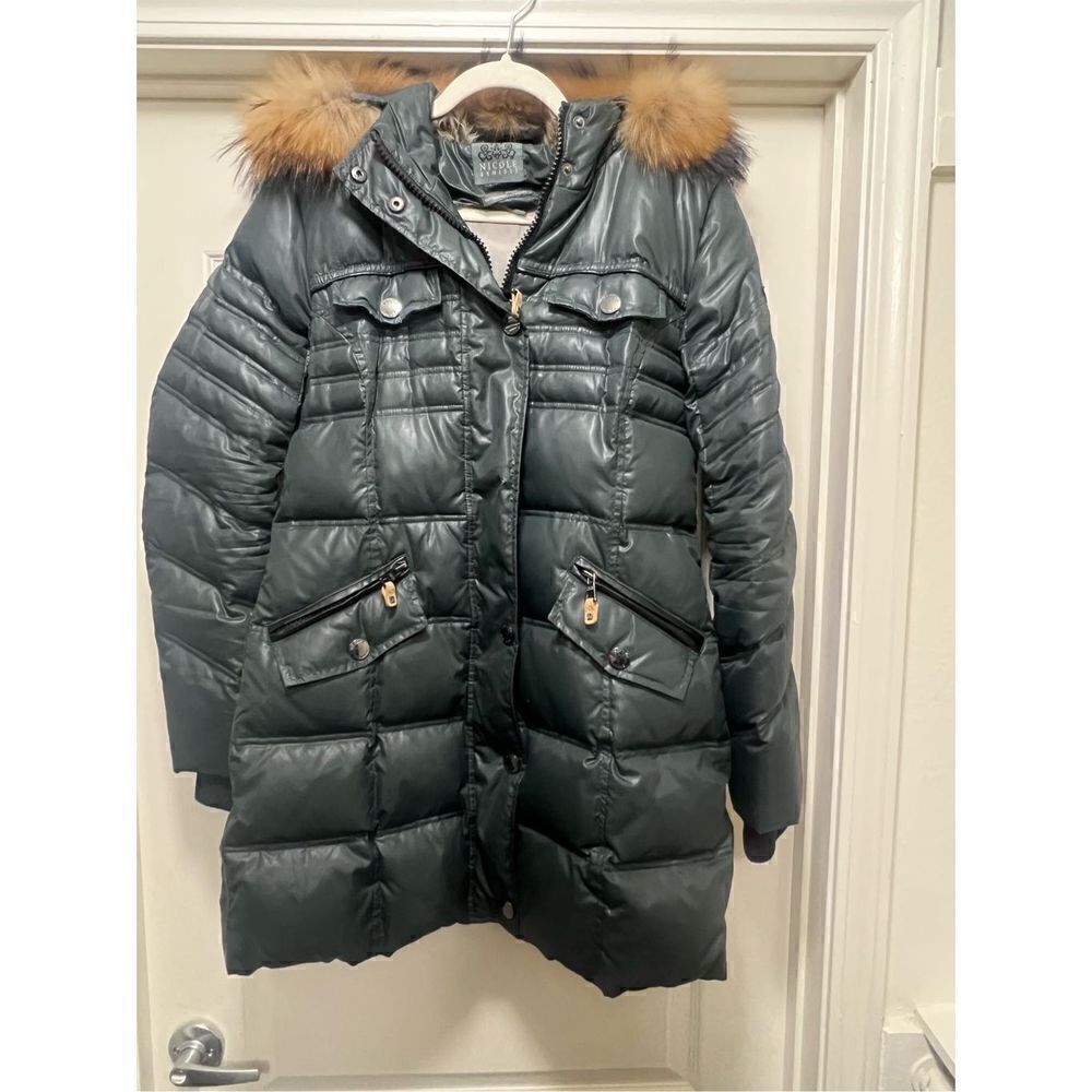 Nicole Benisti Down Jacket - Dark Green Size L